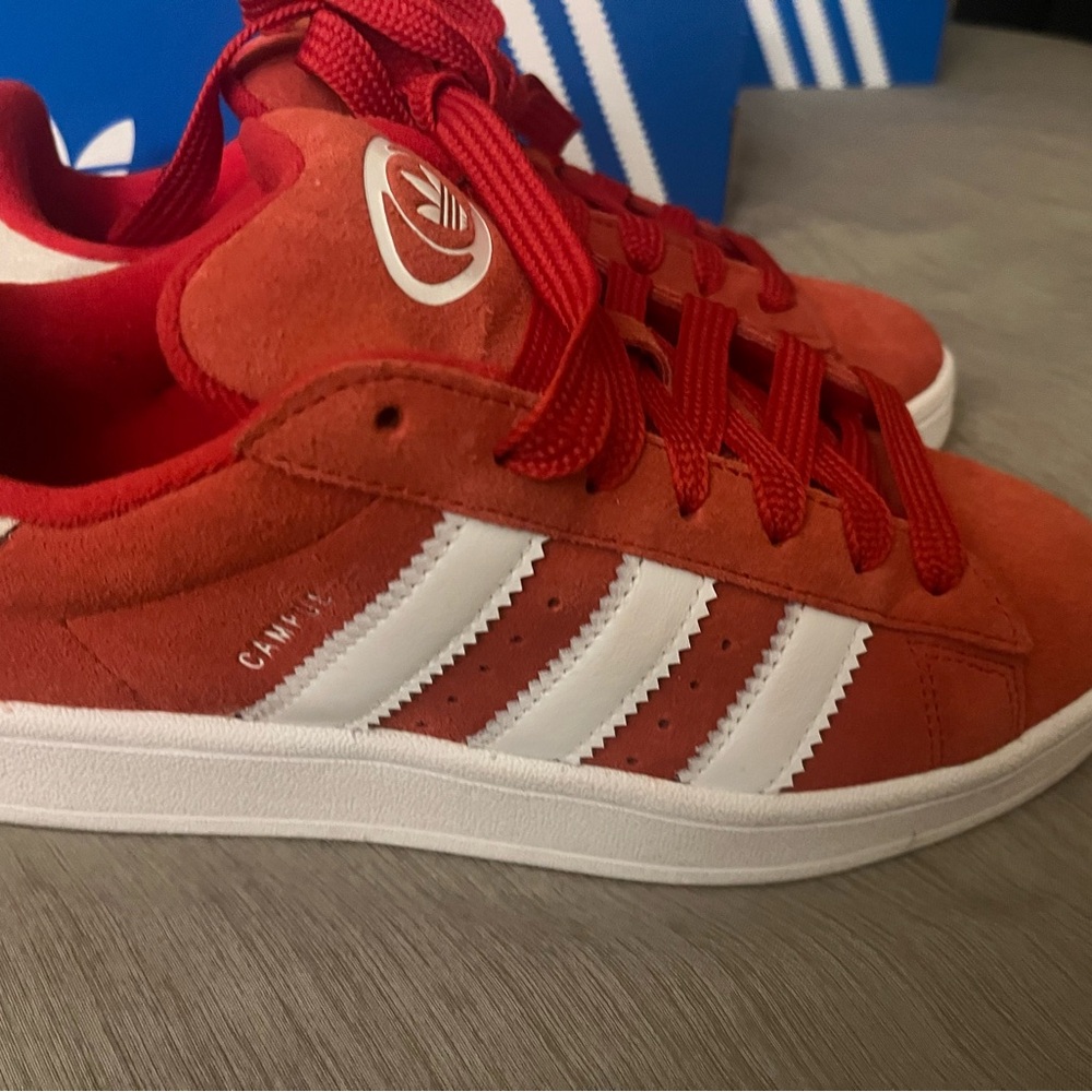 Adidas Kids Scarlet Red Sneakers